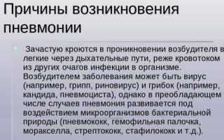 Число дыханий в минуту при пневмонии