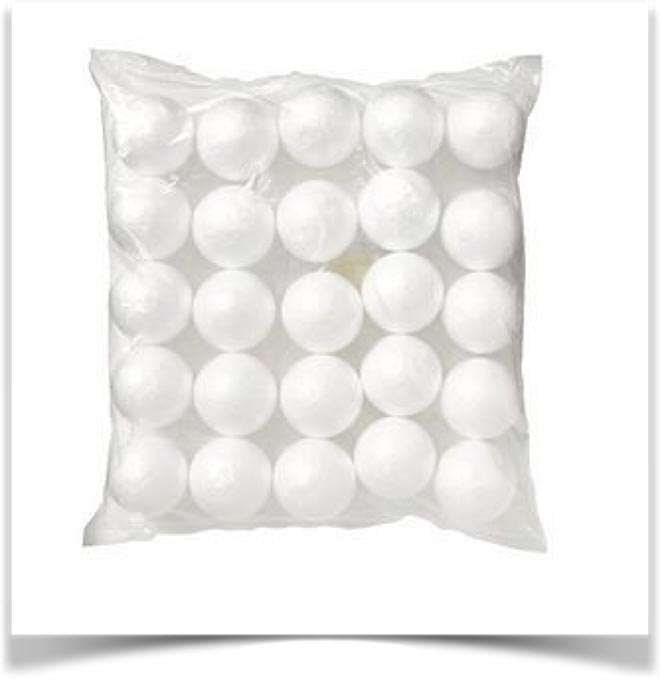 Шарики пенопласта