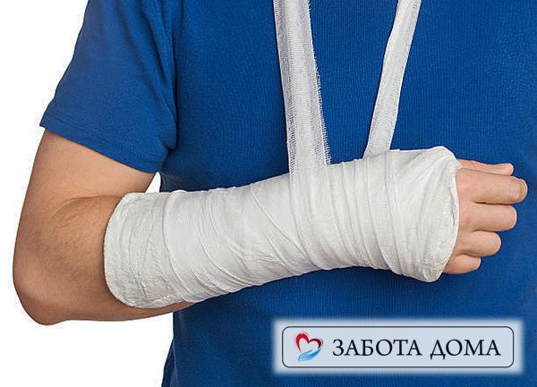 Пролежни под гипсом