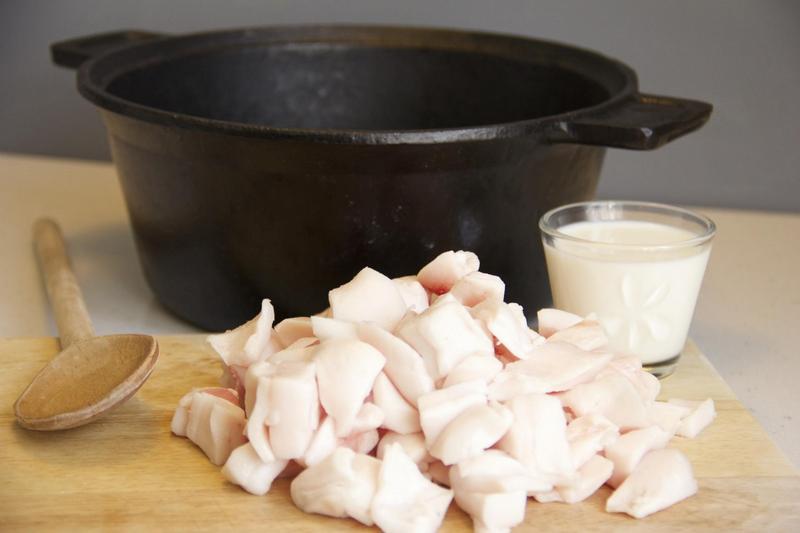 Топление гусиного жира Топление гусиного жира