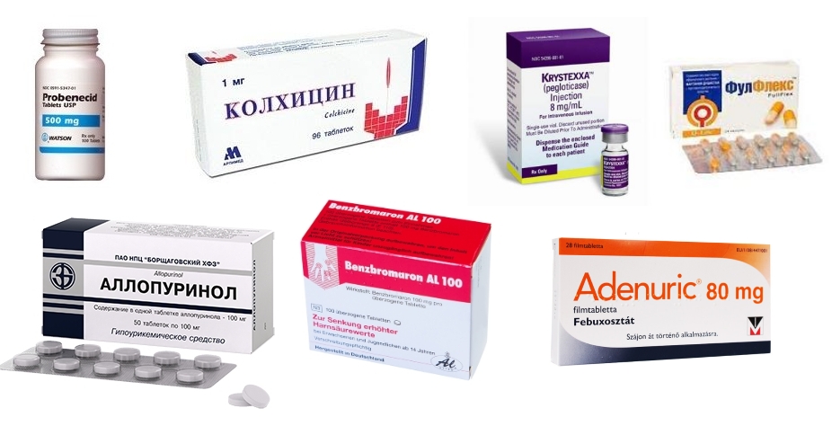 Препараты при подагре